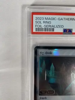 Magic: The Gathering - Sol Ring Foil Serialized PSA Mint 9 - Image 2
