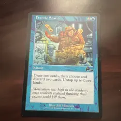 Magic: The Gathering Frantic Search x2 Instant 1999 Jeff Miracola - Image 2