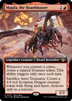 Magda, the Hoardmaster (Buy-A-Box) [Outlaws of Thunder Junction Promos] Foil Ne - Image 1