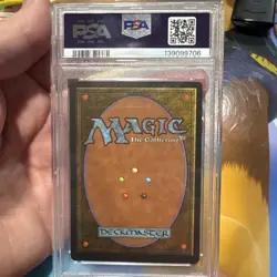 1996 Magic the Gathering Alliances, Force of Will, blue interrupt PSA 8 - Image 2