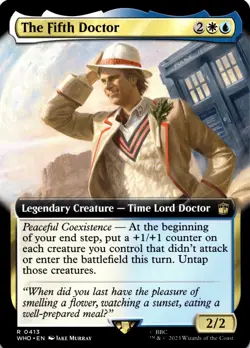 The Fifth Doctor Extended Art - Doctor Who - 413 NM - Image 1