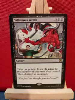 Villainous Wrath - Marvel's Spider-Man - NM - Rare - MTG - Image 1
