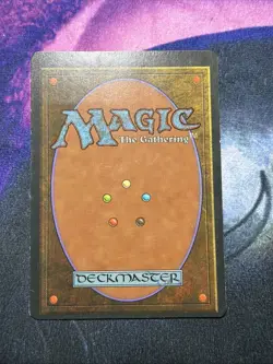 Miscut 1x Island Basic Land 4th Edition MTG Magic Gathering Error Misprint - Image 2