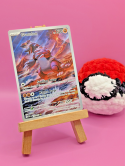 Groudon - 199/182 - Paradox Rift - Illustration Rare - Pokemon Card - Near Mint - Image 1