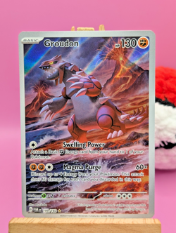 Groudon - 199/182 - Paradox Rift - Illustration Rare - Pokemon Card - Near Mint - Image 3
