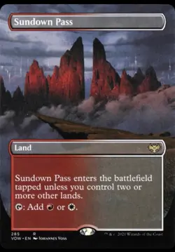 Sundown Pass Innistrad Remastered Magic the Gathering Card NM Rare - Image 1