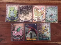 #65 Alakazam Topps Pokemon Holo Foil TV Animation Series 1 1999 Jesse (7) Total - Image 1