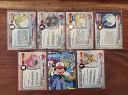 #65 Alakazam Topps Pokemon Holo Foil TV Animation Series 1 1999 Jesse (7) Total - Image 2