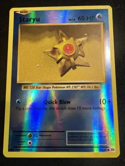 Staryu 30/108 Pokemon TCG XY Evolutions 2016 Reverse Holo Card 2016 - Image 1