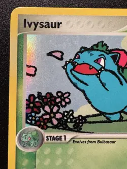 Ivysaur 34/100 EX Crystal Guardians Pokemon Card Reverse Holo Foil Rare MP - Image 3