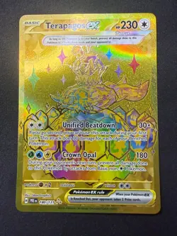 Terapagos EX 180/131 | Prismatic Evolutions Gold Secret Rare Pokemon TCG | NM - Image 1
