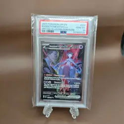 Pokemon 2025 Team Rocket's Mewtwo ex 231/182 SIR Destined Rivals GEM MINT PSA 10 - Image 2