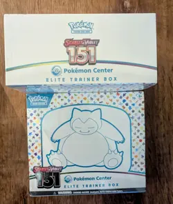 151 Pokemon Center ETB Elite Trainer Box Scarlet & Violet Pokemon NEW AND SEALED 820650854668 - Image 1