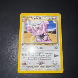 Pokemon Granbull 37/111 - NM - 1st Edition Neo Genesis 2000 - Uncommon - Image 1