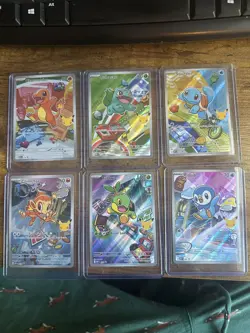 Pokemon TCG First Partner Illustration Collection Series 1 Gen 1 And Gen 4 Set - Image 1