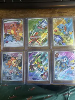 Pokemon TCG First Partner Illustration Collection Series 1 Gen 1 And Gen 4 Set - Image 2