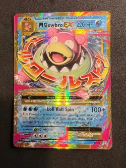 M Slowbro EX 27/108 Rare EX Evolutions Pokemon Holo 2016 - Image 1