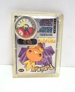 Pokemon Torchic Compass Clip-On Trading Card Wendy's Kids Meal 2002 - Image 5