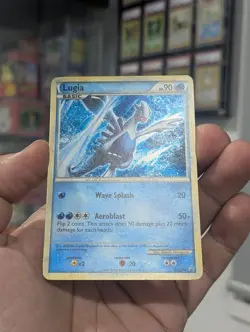 Pokemon Card 2010 LUGIA HGSS02 Holo Black Star Promo HeartGold SoulSilver NM - Image 4