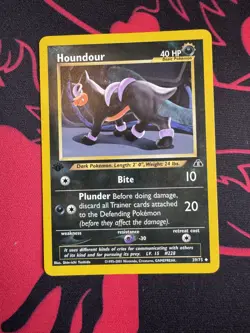 Houndour 39/75 Neo Discovery 1st First Edition Pokemon Card 39/75 - Image 1