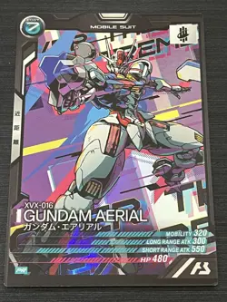 PR-102 Aerial Promo Gundam Arsenal Base Card (BANDAI) - Image 1