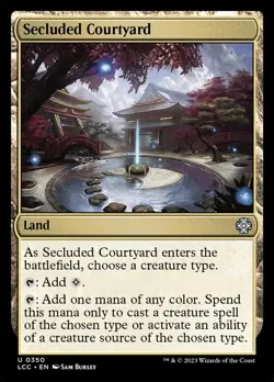 MTG SECLUDED COURTYARD 350 LCC NM U - Image 1