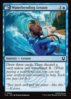 MTG WATERBENDING LESSON 80 TLA NM - Image 1