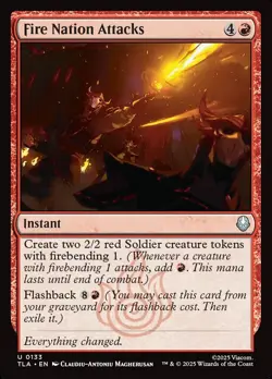 MTG FIRE NATION ATTACKS 133 TLA NM - Image 1