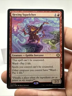 Magic: The Gathering Lorwyn Eclipsed Hexing Squelcher 0145 Red - Image 2