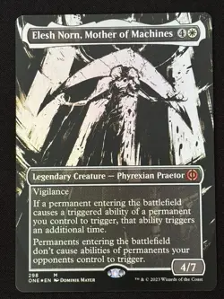 1x MTG Elesh Norn, Mother of Machines (Showcase, Foil) - All Will Be One (ONE) - Image 1