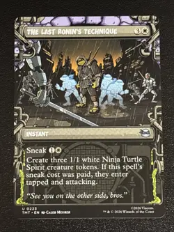 MTG Teenage Mutant Ninja Turtles The Last Ronin's Technique Showcase 0223 NM - Image 1
