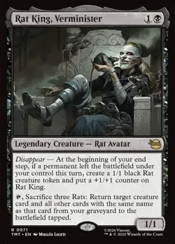 MTG RAT KING VERMINISTER 71 TMT NM NF R - Image 1