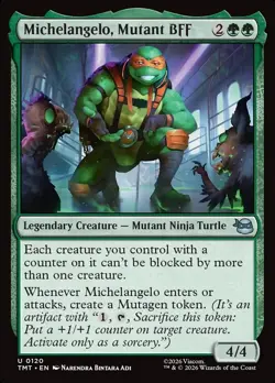 MTG MICHELANGELO MUTANT BFF 120 TMT NM NF U - Image 1