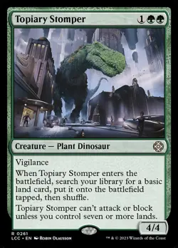 MTG TOPIARY STOMPER 261 LCC NM R - Image 1