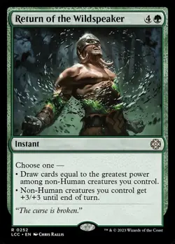 MTG RETURN OF THE WILDSPEAKER 252 LCC NM R - Image 1