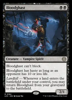 MTG BLOODGHAST 184 LCC NM R - Image 1
