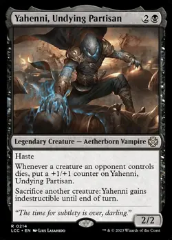 MTG YAHENNI, UNDYING PARTISAN 214 LCC NM R - Image 1