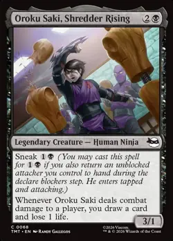 MTG OROKU SAKI SHREDDER RISING 68 TMT NM C - Image 1