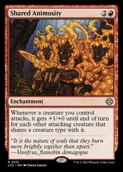 MTG SHARED ANIMOSITY 231 LCC NM R - Image 1