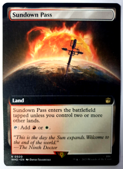 Sundown Pass - Extended Rare - MTG Doctor Who - 0520 NM - Image 1