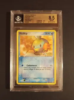 POKEMON MUDKIP 56/106 REVERSE FOIL - EX SMERALDO - ITA - BGS 8.5 NM-MT+ - Image 1