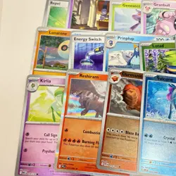 Pokemon Mega Evolution And Phantasmal Flames Holo/reverse Holo Lot Of 25 - Image 4