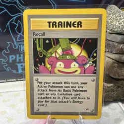 Pokemon Recall 116/132 Gym Heroes Uncommon Regular Trainer TCG - Image 1