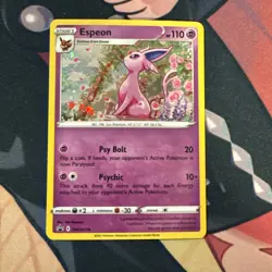 Espeon 2021 Pokemon Sword & Shield Black Star Promo SWSH174 Fusion Strike - Image 1