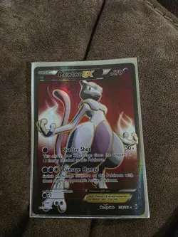 Pokemon XY Breakthrough Mewtwo EX Ultra Rare Full Art #158/162 HP - Image 1