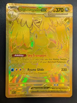 Mega Dragonite ex 295/217 Gold Hyper Rare Pokemon Ascended Heroes - Image 1