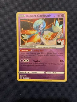 Pokemon TCG Radiant Gardevoir Prize Pack Series 069/196 Holo Radiant Rare - Image 1