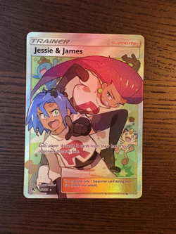💎 Mint Jessie and James - 68/68 - Full Art Trainer Card - Hidden Fates Pokemon - Image 1