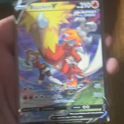 Pokemon Blaziken V Rapid Strike Ultra Rare Full Art Holo 210 HP - Image 1