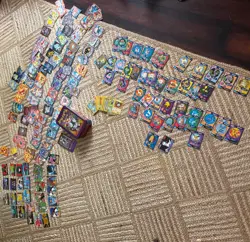 Huge Lot Of Pokemon Cards Most Series 2 And Random Read!!! 223 Cards With Tin - Image 1